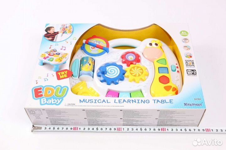 Столик музыкальный развивающий