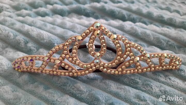 Украшение на пучок, корона для худож. гимнастики