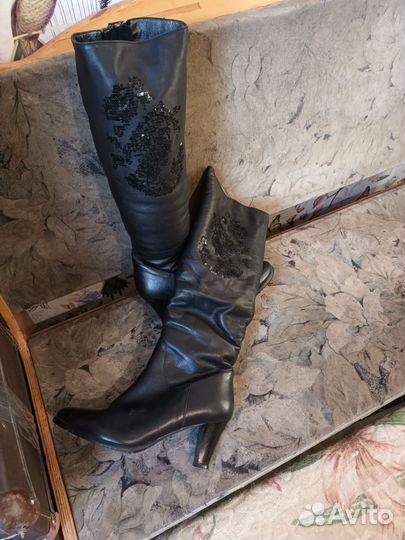 Сапоги женские натуральная кожа