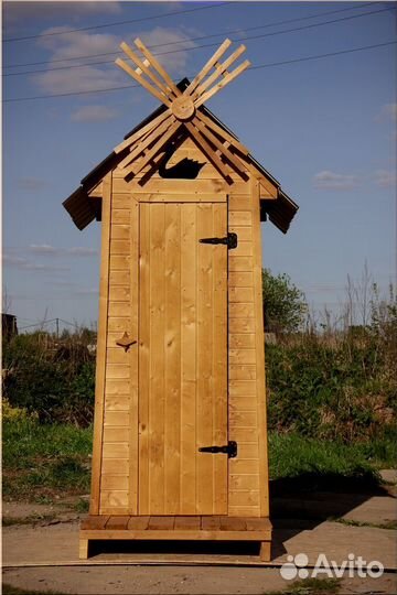 Дачный туалет деревянный BAG341