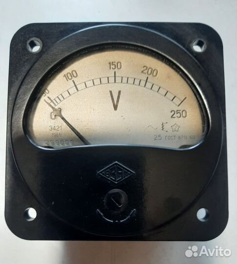 Головка для измерительного прибора Ц 20, Вольтметр