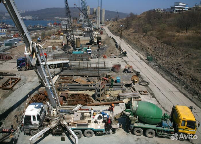 Бетон всех марок Раствор Бетононасос