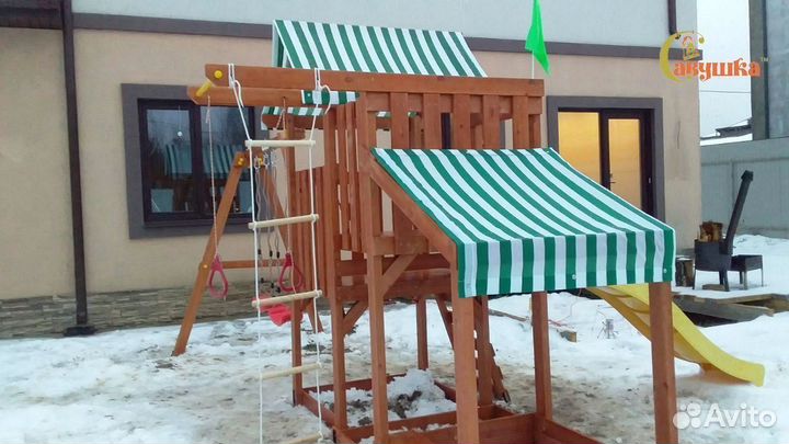 Площадка для детей Савушка TooSun 3 Plus с песочни