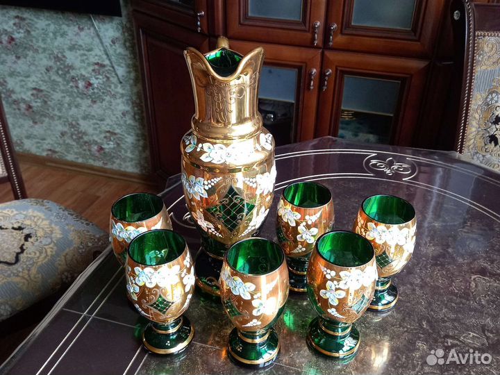 Графин с бокалами,Чехословакия