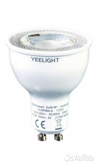 Умная лампочка Yeelight Smart LED Bulb 4 шт