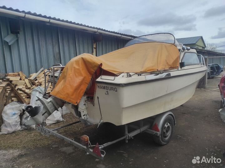 Катер Shetland 498, Johnson J50PL4SN (50 л.с.)