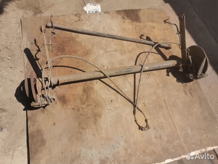 Задняя балка audi 80 b3 под дисковые тормоза