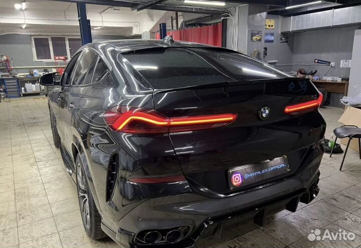 Обвес BMW X6 G06 Performance / Х6 Г06 сплиттер Диф