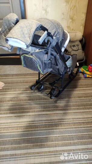 Санки коляска Nika Ника Детям 7-7