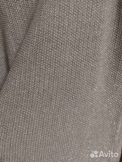 Свитер женский серебристый (серый)
