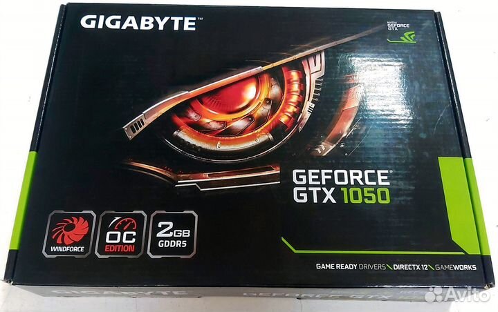 Gigabyte GTX 1050 OC 2Gb Windforce