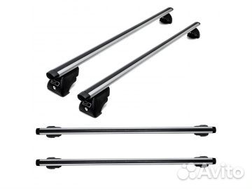 Багажник на интегрированные рейлинги с замком