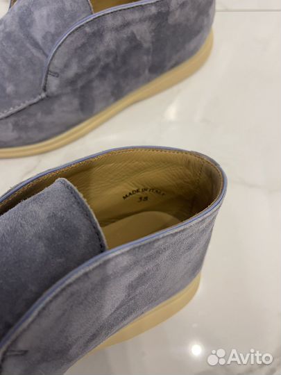 Лоферы женские 38 размер замшевые