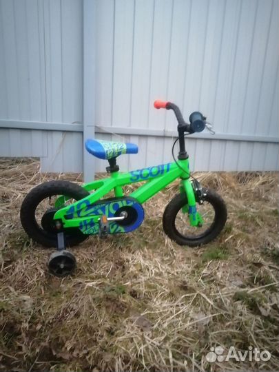 Велосипед детский с 2 до 4 лет scott voltage jr12