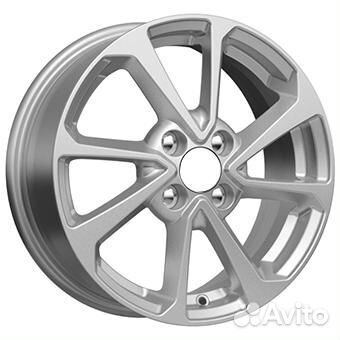 K&K кс861 6x15 4x100 ET50 DIA60.1 сильвер