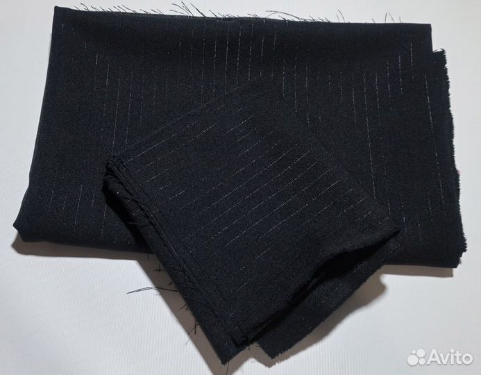 Чёрные ткани, разные. Отрезы из запасов