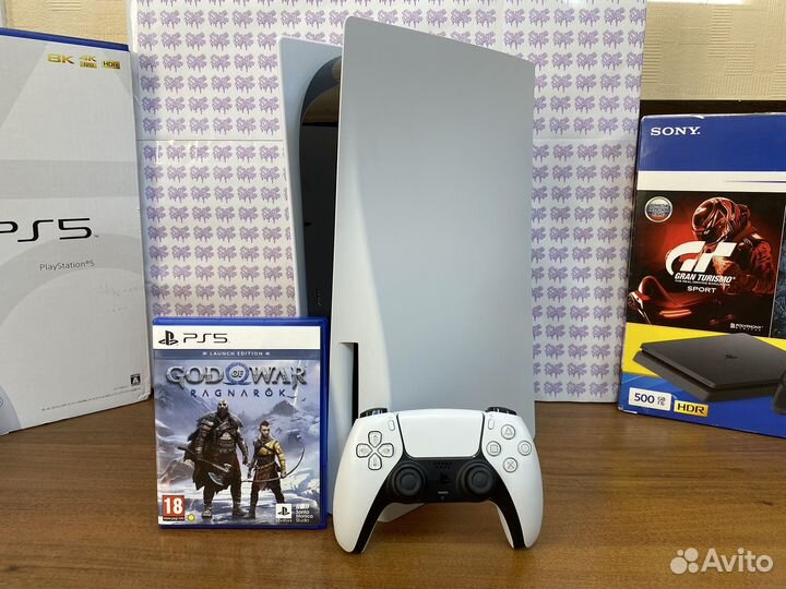 Sony PlayStation 5 + 55 игр + GoW Ragnarok