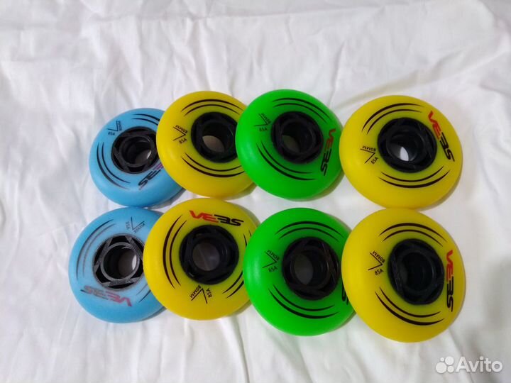 Колеса для роликов Seba 68 - 80mm 85A - 90A - 8шт