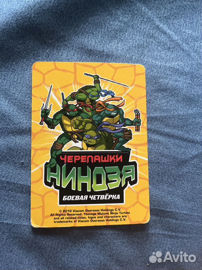 Карточки черепашки ниндзя воины тени