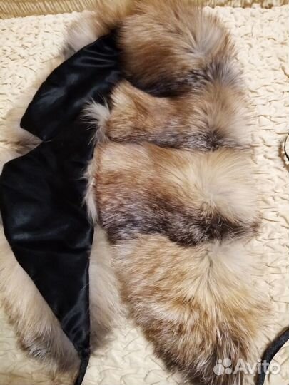 Меховой воротник горжетка меховой капюшон
