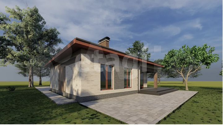 Дом 101,6 м² на участке 3,6 сот.