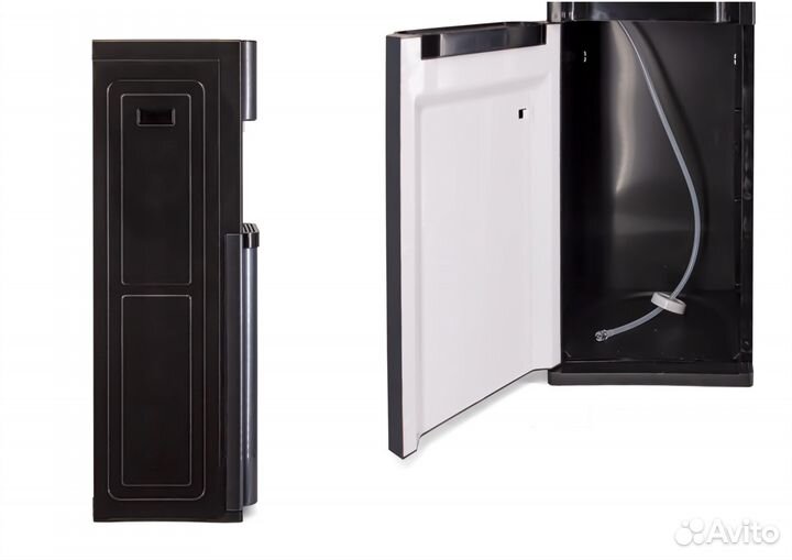 Кулер для воды AW J-41LDS черный, бутыль внутри