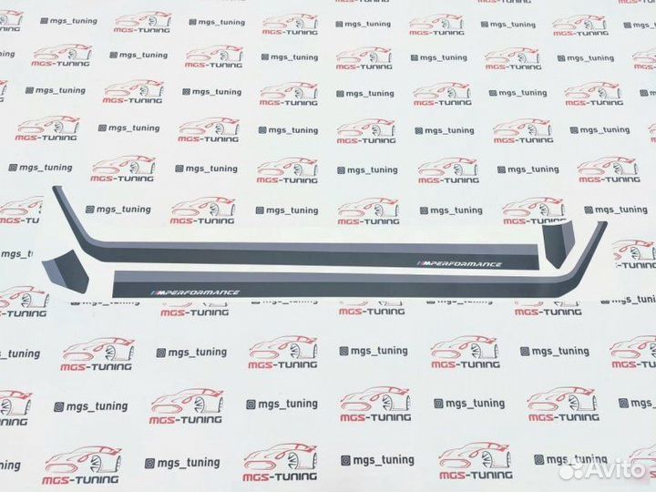 Наклейки на пороги BMW Х3 G01 M-Perfomance