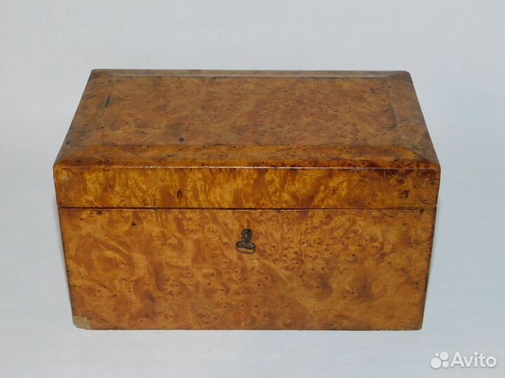 Шкатулка карельская береза 22х13.5х12.5 см