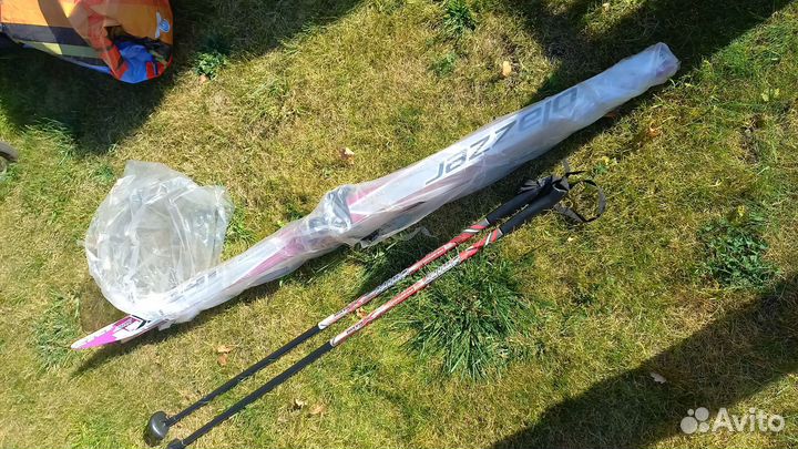 Лыжи детские 150 с палками