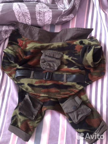 Теплый костюм для собаки