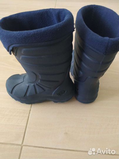 Резиновые сапоги утеплённые (eva)