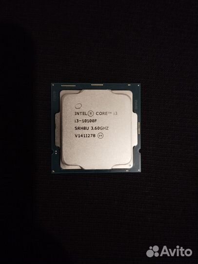Процессор intel core i3-10100F