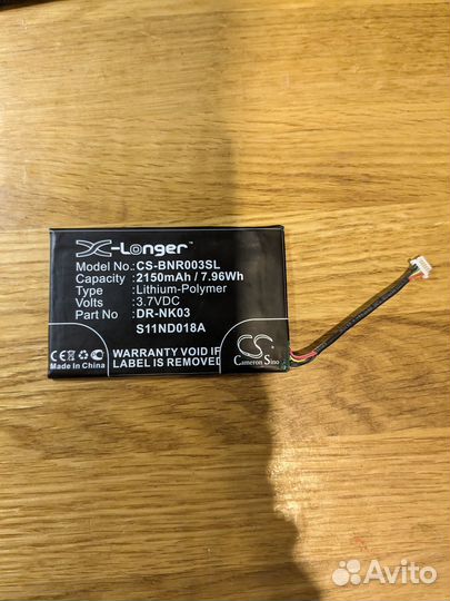 Аккумулятор для Barnes & Noble Nook Simple Touch