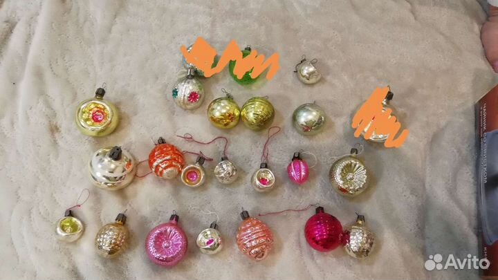 Игрушки новогодние СССР