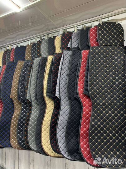 Авто чехлы из алькантары комплект