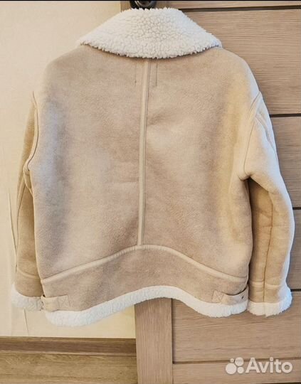 Дубленка авиатор женская