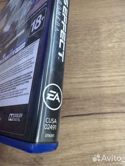 Mass Effect: Andromeda диск для PS4 б/у
