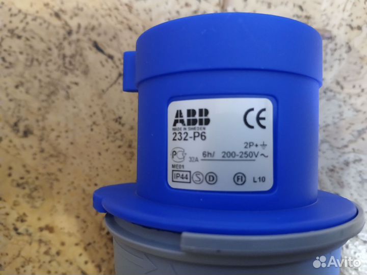 Розетка + вилка кабельная ABB 32A