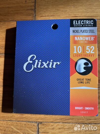 Струны Elixir, Электрогитара nanoweb 10-52, 11-49
