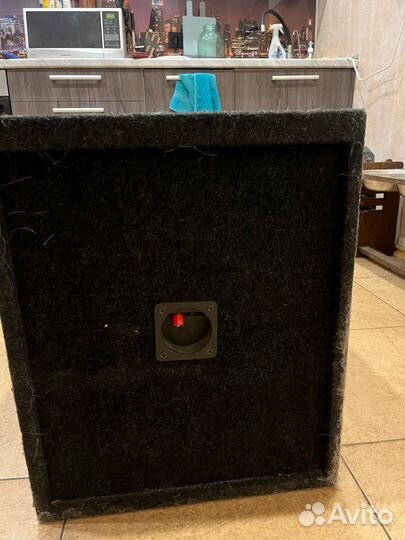 Короб для сабвуфера 15 на трубе