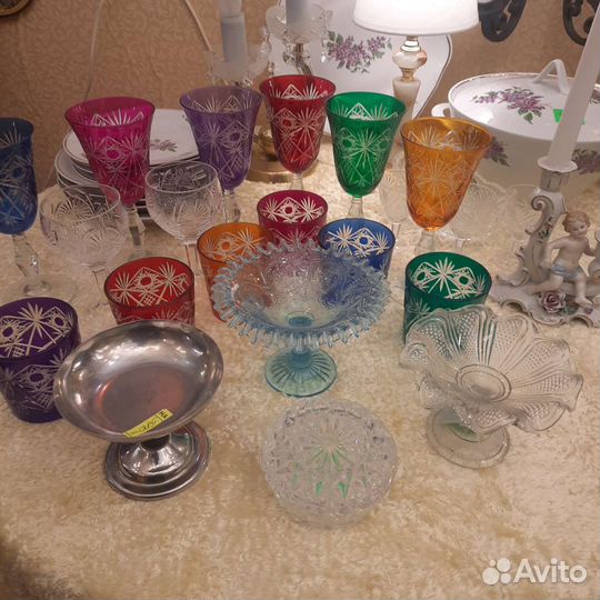 Бокалы. Вазы.конфетница