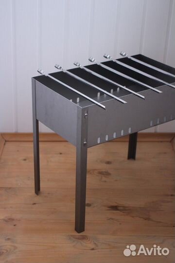 Мангал разборный переносной многоразовый с сумкой
