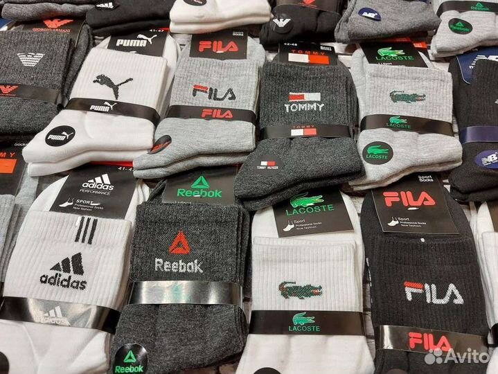 Носки Nike Adidas Puma Reebok