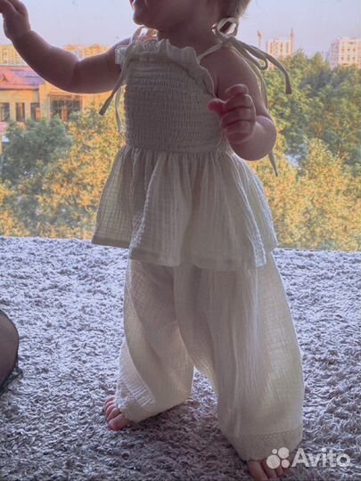 Костюм из муслина для девочки
