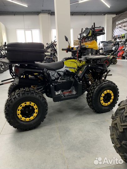 Квадроцикл 125 кубов черно-желтый