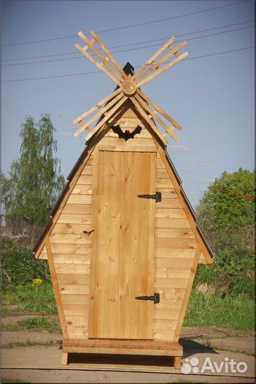 Дачный туалет деревянный JKT224