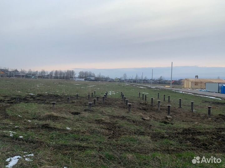 Монтаж винтовых свай / Винтовые сваи под ключ