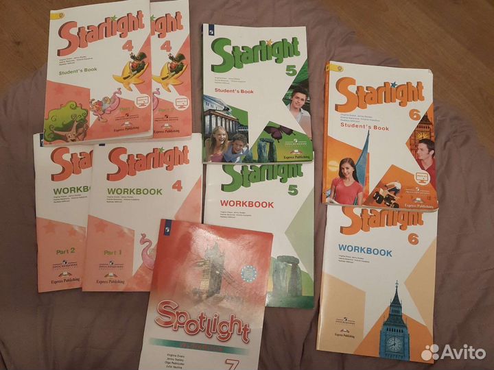 Учебники и рабочие тетради по анг.языку