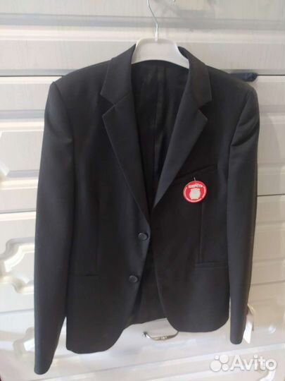 Пиджак чёрный для мальчика