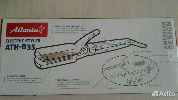Выпрямитель и плойка (разные насадки)